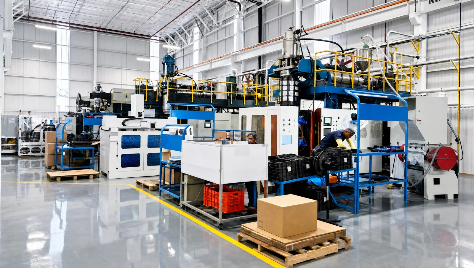 Production equipment inside the Saltillo factory